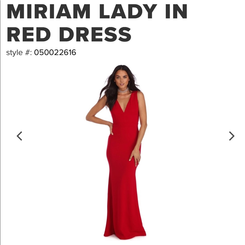 Long Red Dress